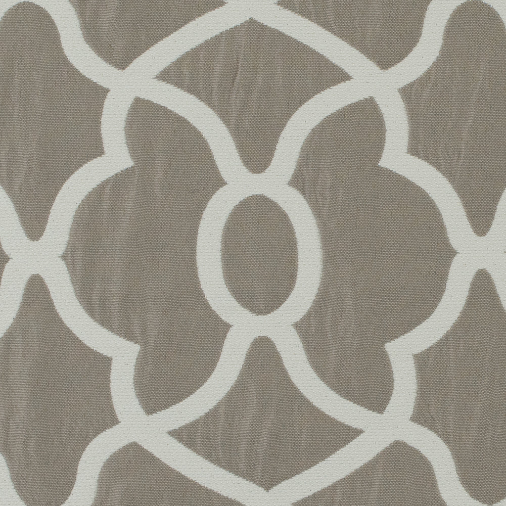 Stone and Off-White Classically Woven Twill