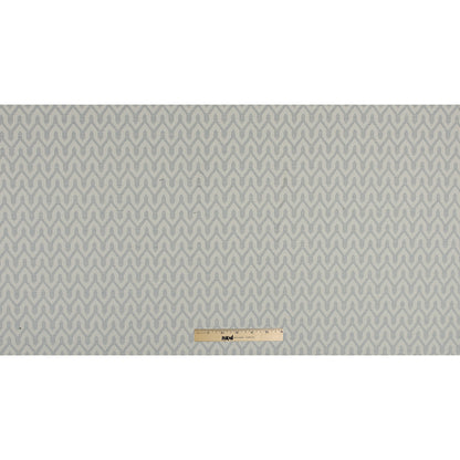 Shale Chevron Slubbed Cotton Woven - Full