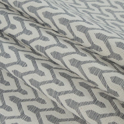Driftwood Chevron Slubbed Cotton Woven - Folded
