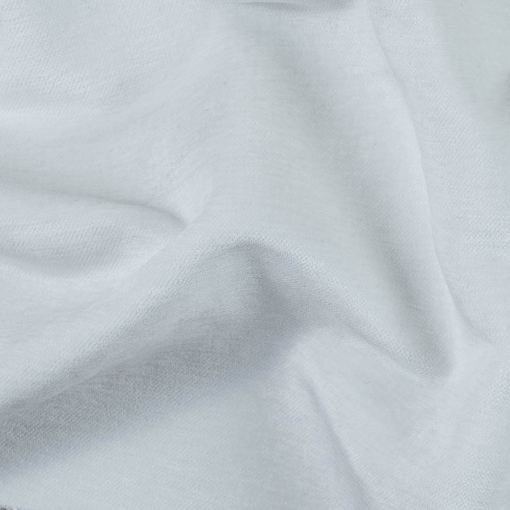 White Solid Chenille