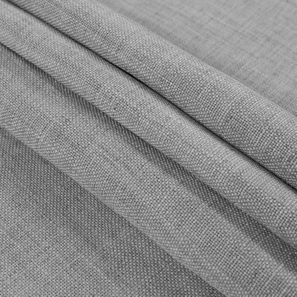 Silver South Pacific Linen Blend - Folded