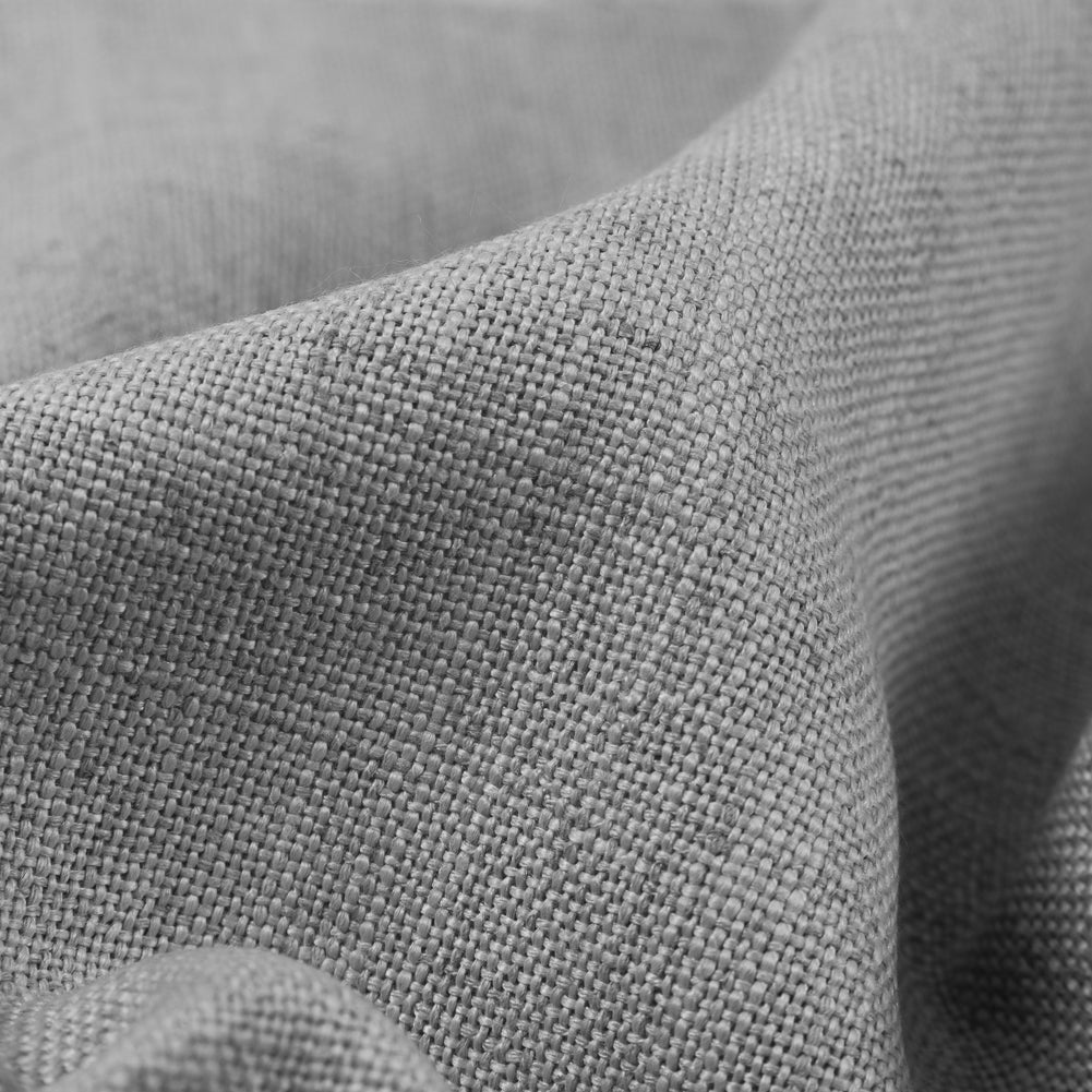 Silver South Pacific Linen Blend - Detail