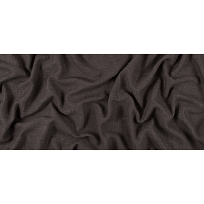 Cocoa Polyester-Linen Blend Full