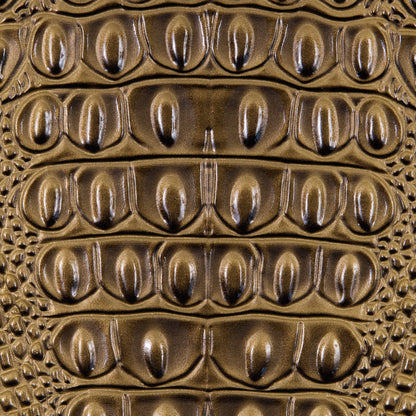 Gold Crocodile Vinyl - Detail