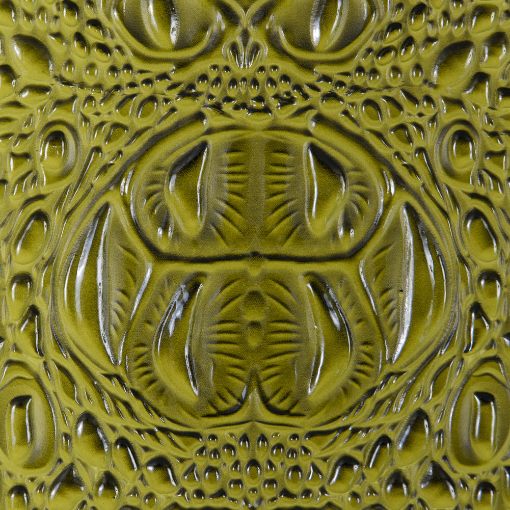 Green Crocodile Vinyl - Detail