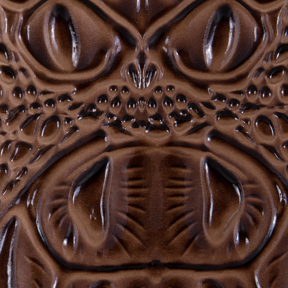 Chocolate Crocodile Vinyl Detail