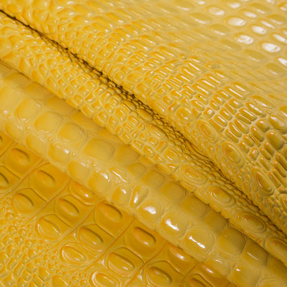 Yellow Crocodile Vinyl - Folded