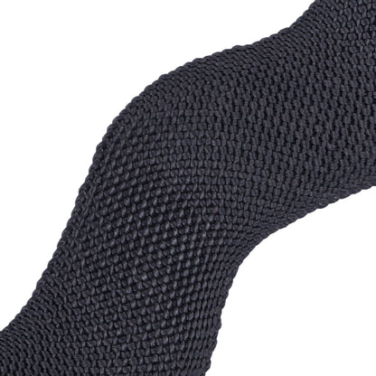 Charcoal Woven Jumbo Ric Rac - 2 - Detail
