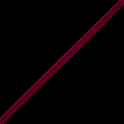 Fuchsia Two Row Mini Pom Pom Trim