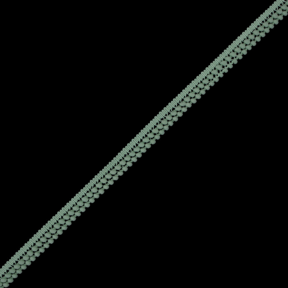 Light Mint Two Row Mini Pom Pom Trim