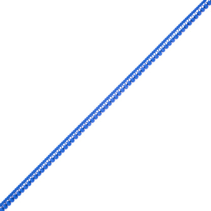 European Deep Royal Blue Single Row Mini Pom Pom Trim