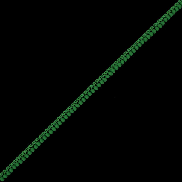Lime Single Row Mini Pom Pom Trim