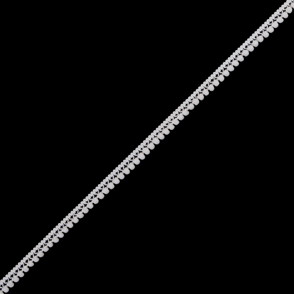 Ivory Single Row Mini Pom Pom Trim