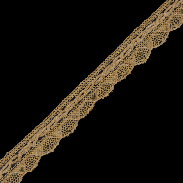 Yellow Crochet Chenille Trim - 1.5