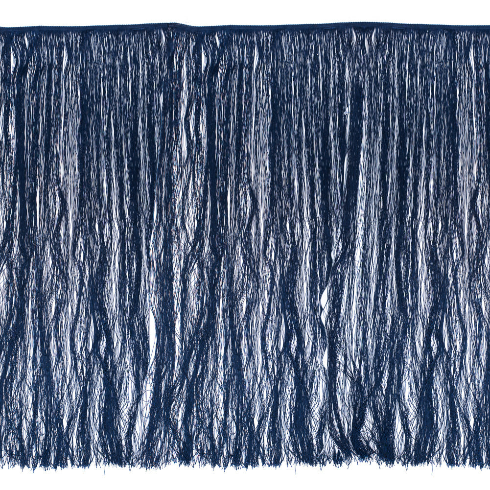 Dark Navy European Chainette Fringe Trim - 40