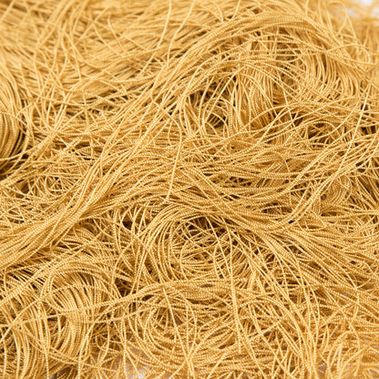 Gold European Chainette Fringe Trim - 40" Detail