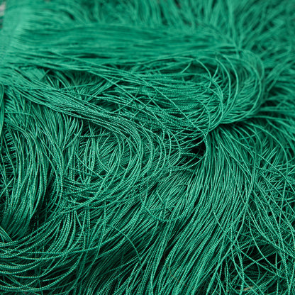 Kelly Green European Chainette Fringe Trim - 40" Detail