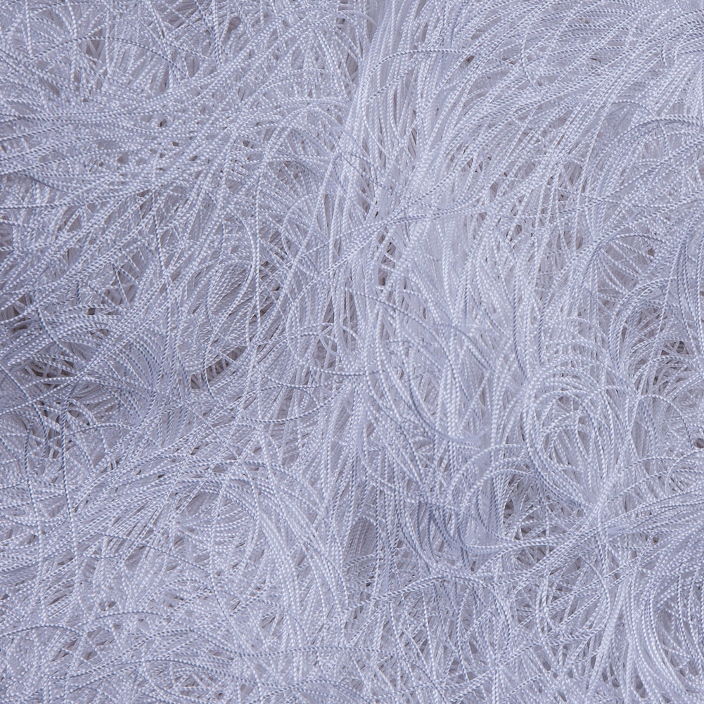 White European Chainette Fringe Trim - 40" Detail