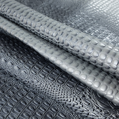 Silver Crocodile Vinyl Folded