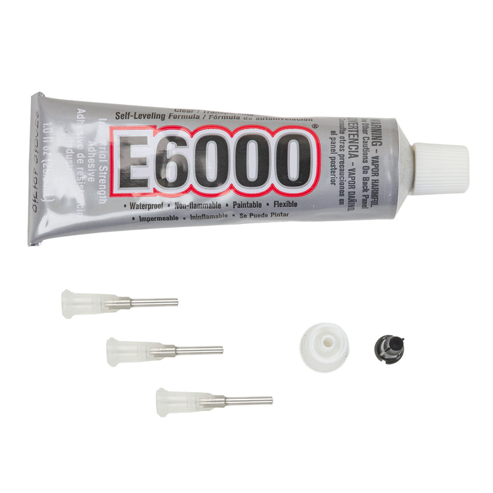 E6000 Industrial Strength Adhesive with Precision Tips - 1.0 fl oz - Folded