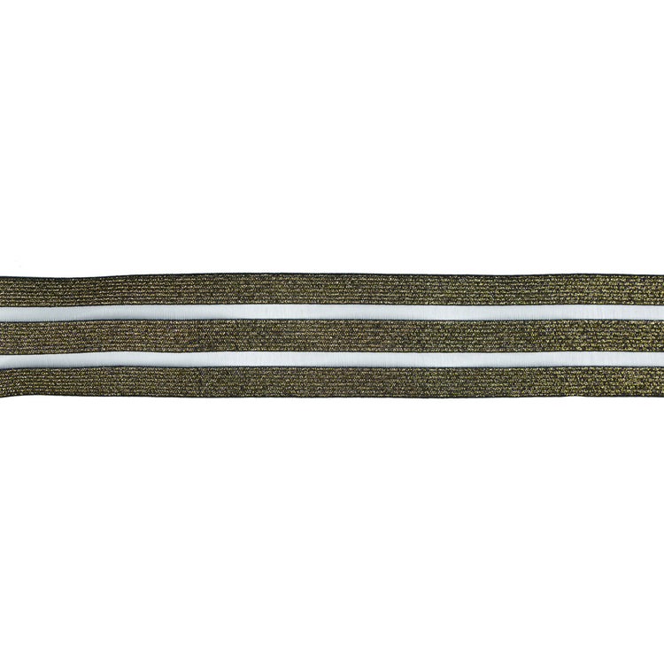 template--25130090922057__main-Italian Metallic Gold Elastic Trim with Sheer Stripes - 2"