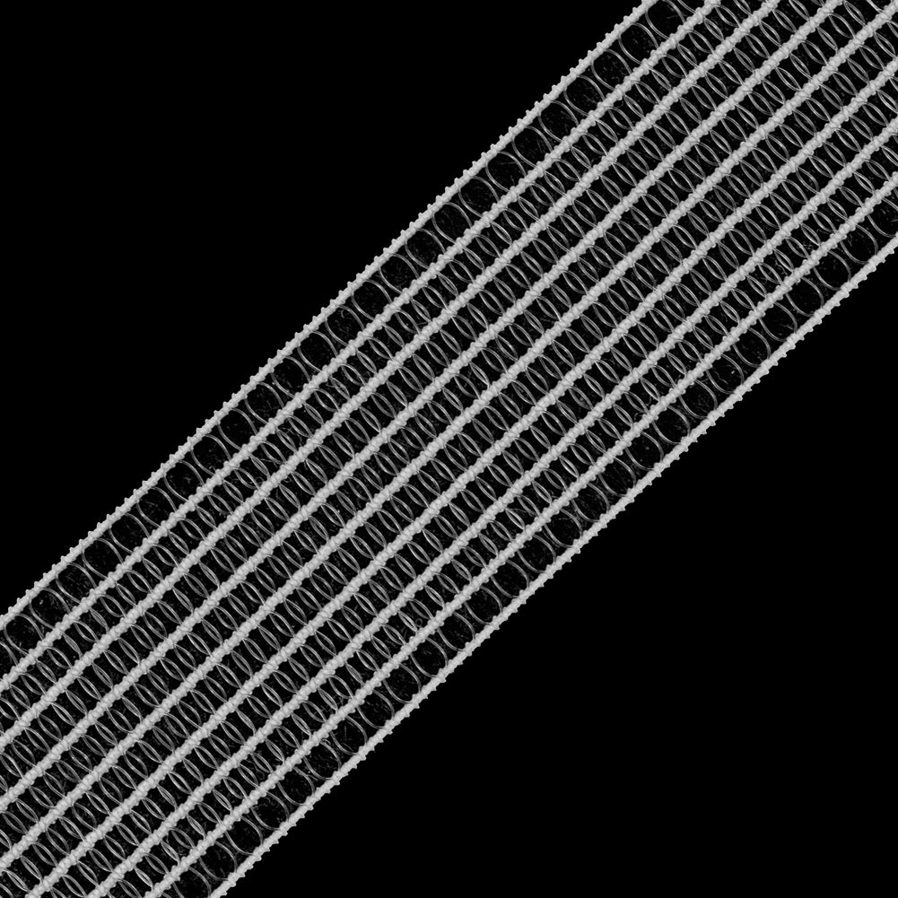 White Nylon Elastic Trim - 1.125 - Detail