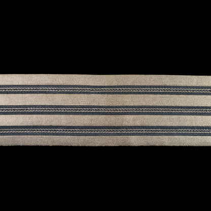 Foiled Gold Metallic Elastic Trim - 3.5