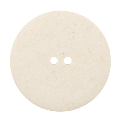 Italian Pale Marigold Damask Printed Button - 54L/34mm - Detail