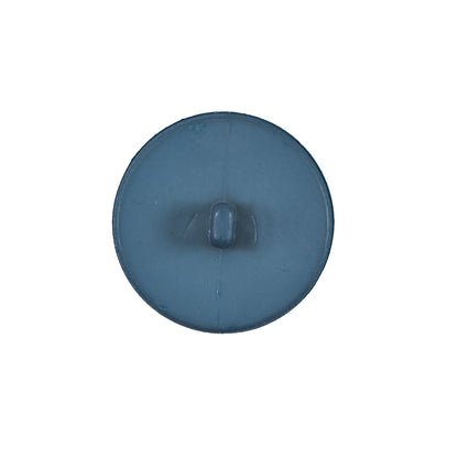 Italian Matte Colonial Blue Domed Plastic Button - 32L/20mm - Detail