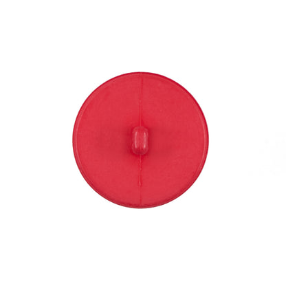 Italian Matte Flame Scarlet Domed Plastic Button - 32L/20mm - Detail