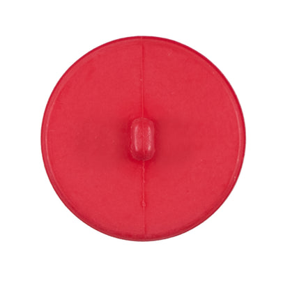 Italian Matte Flame Scarlet Domed Plastic Button - 44L/28mm - Detail