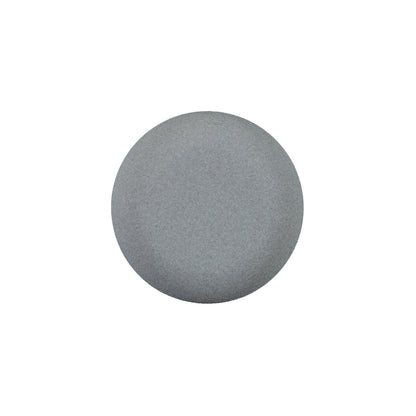 Italian Matte Light Gray Domed Plastic Button - 32L/20mm