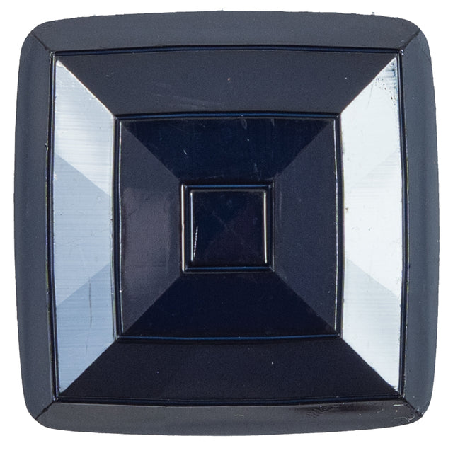 Italian Navy Square Plastic Button - 64L/40MM