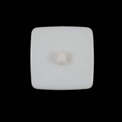 Italian Ivory Square Plastic Button - 36L/23mm - Detail