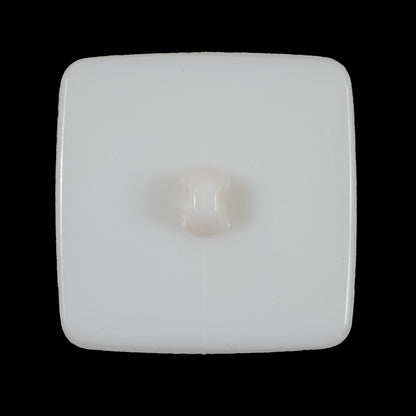 Italian Ivory Square Plastic Button - 48L/30.5mm Detail