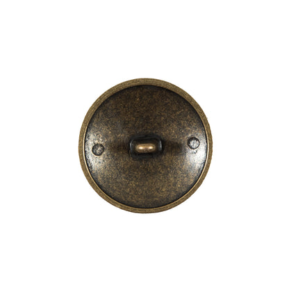 Italian Antique Gold Button Button with Double-Headed Eagle Emblem - 32L/20mm Detail