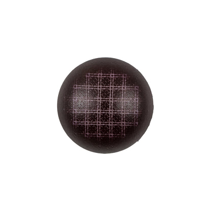 Italian Wine Checkered Plastic Button - 32L/20mm