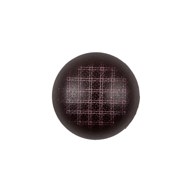 Italian Wine Checkered Plastic Button - 32L/20mm