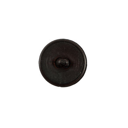 Italian Brown Checkered Plastic Button - 24L/15mm Detail
