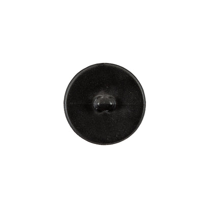Italian Black Checkered Plastic Button - 24L/15mm - Detail