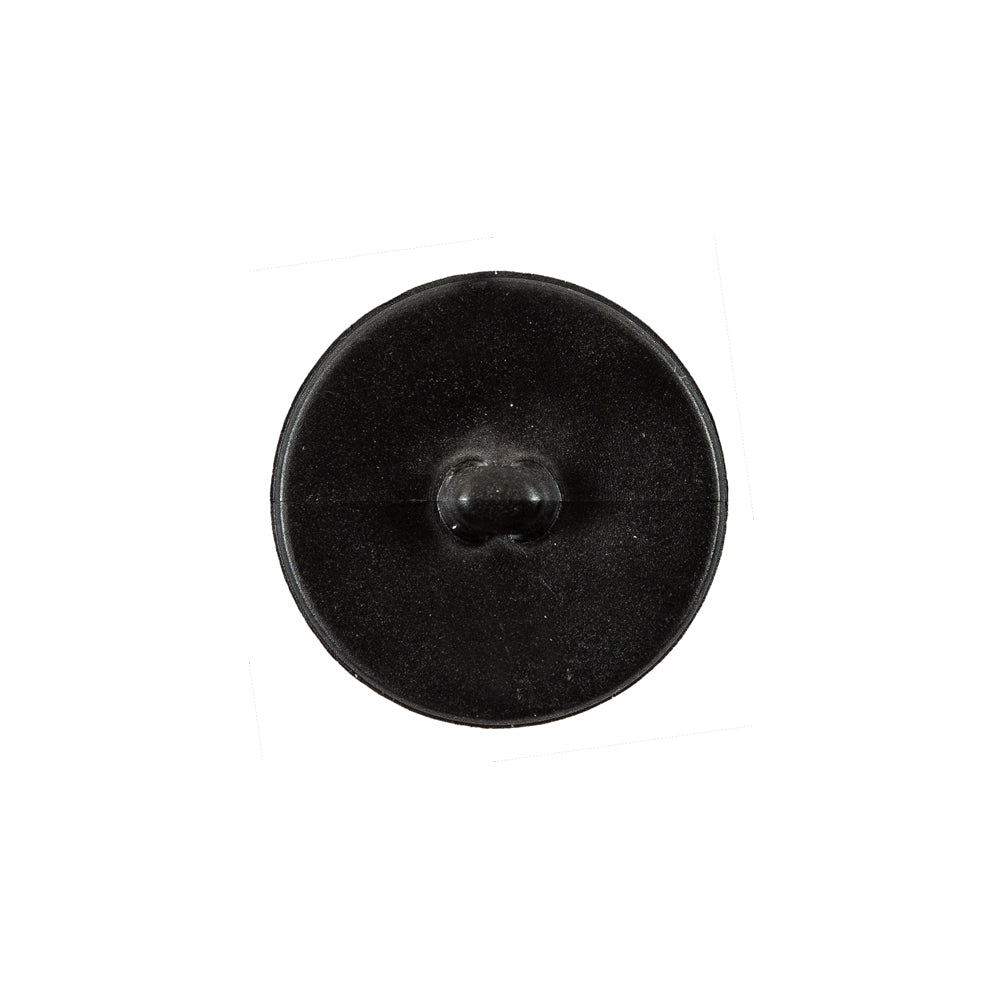 Italian Black Checkered Plastic Button - 32L/20mm - Detail