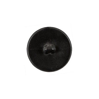 Italian Black Checkered Plastic Button - 32L/20mm - Detail