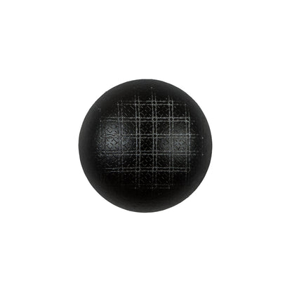Italian Black Checkered Plastic Button - 32L/20mm