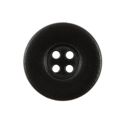 Italian Black 4-Hole Plastic Button -40L/25.5mm