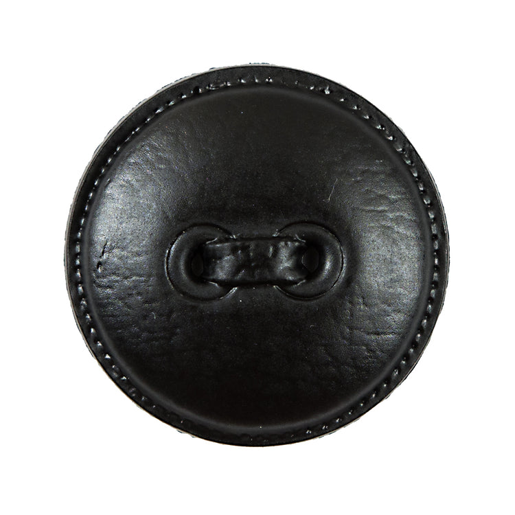 template--25130090922057__main-Italian Black Faux Leather Plastic Button - 48L/30.5mm