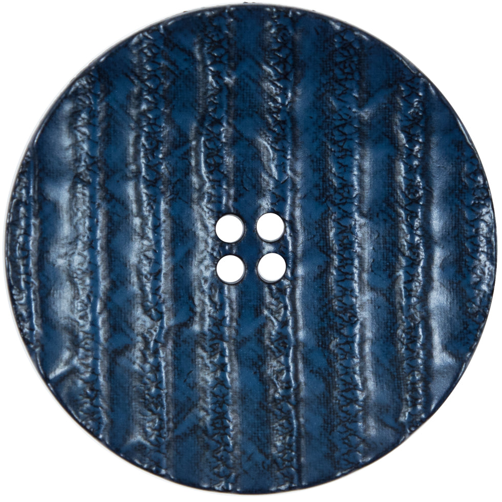 Italian Navy Textured 4-Hole Button - 80L/50.8mm