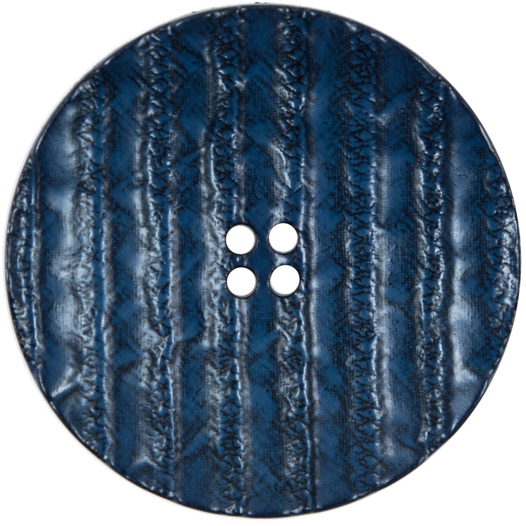 template--26688905969737__main-Italian Navy Textured 4-Hole Button - 80L/50.8mm