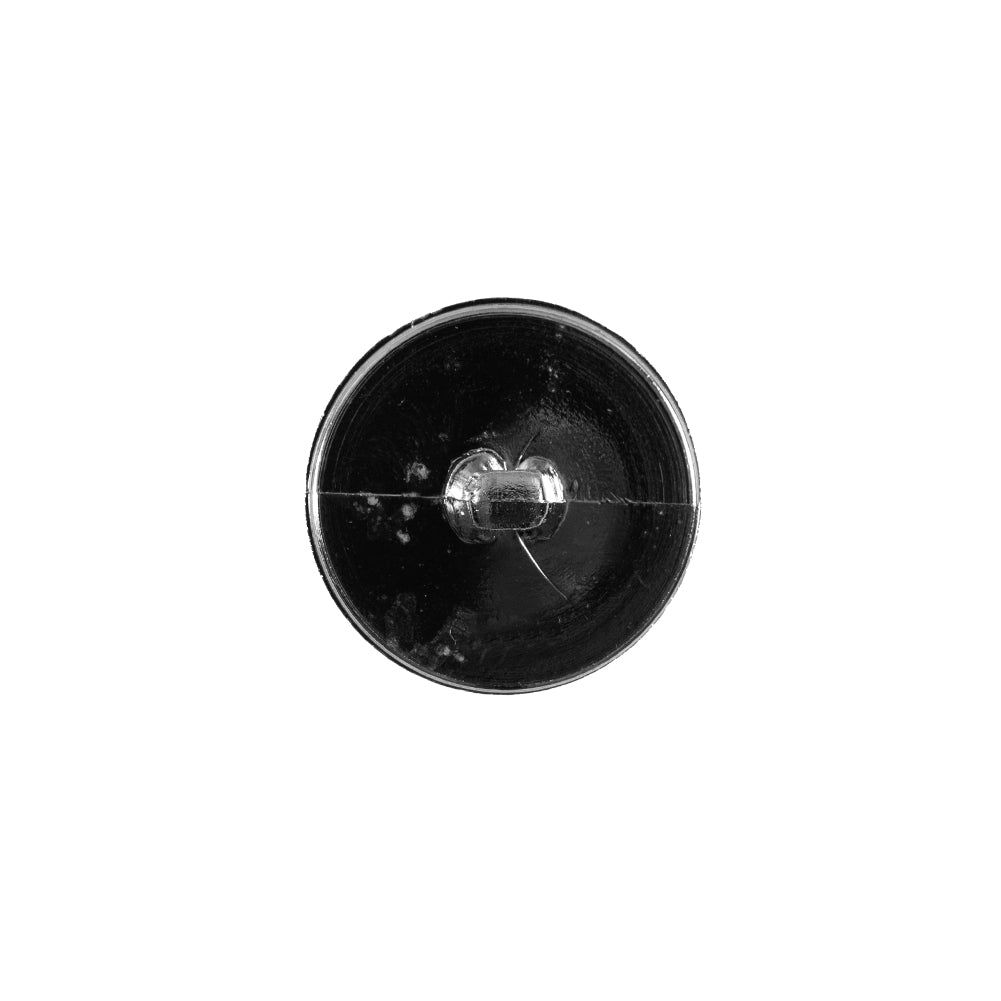 Italian Silver Basketwoven Plastic Button - 24L/15mm - Detail