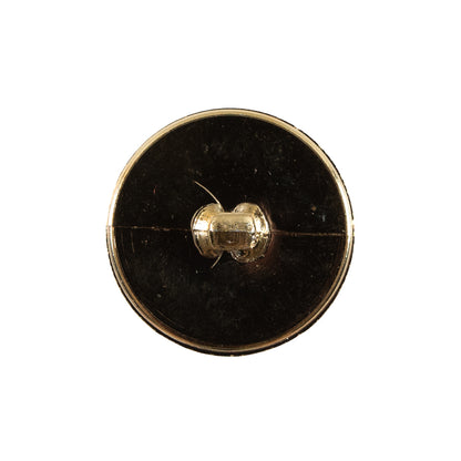 Italian Gold Basketwoven Plastic Button - 36L/23mm - Detail