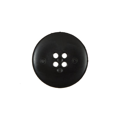 Italian Black and Elderberry Purple Geometric Domed Button - 32L/20mm - Detail
